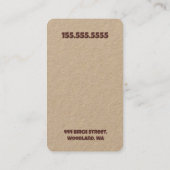 Ice Cream Truck Visitekaartje (Achterkant)