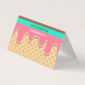 Ice Cream Truck Visitekaartje (Achterkant)