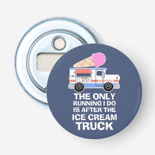 Ice Cream Truck Workout Button Flesopener (Voorkant)