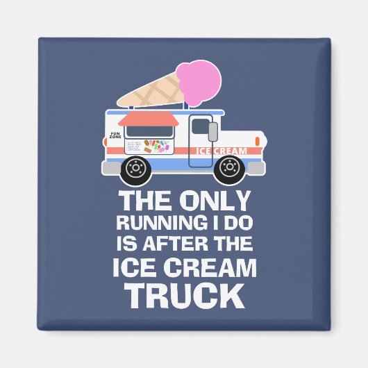 Ice Cream Truck Workout Magneet (Voorkant)