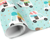 Ice Cream Trucks Girls Sprinkles Cadeaupapier (Rol Hoek)