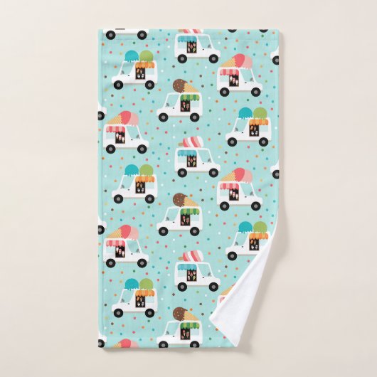 Ice Cream Trucks  Sprinkles Girls Bad Handdoek (Handdoek)