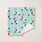 Ice Cream Trucks  Sprinkles Girls Bad Handdoek (Wasdoekje)