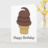 Ice Cream Twist Cone #7-kaart Kaart (Gele Bloem)