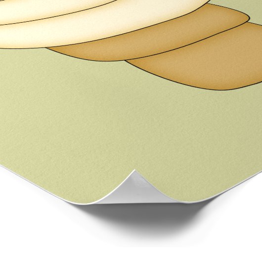 Ice Cream Twist Cones Poster (Hoek)