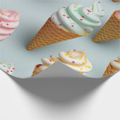 Ice Cream Twist Kegels Cadeaupapier (Hoek)