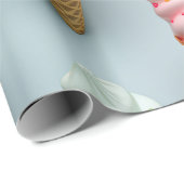 Ice Cream Twist Kegels Cadeaupapier (Rol Hoek)