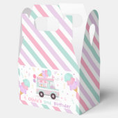 Ice Cream Two Sweet 2de verjaardag Gift Bedankdoosjes (Geopend)
