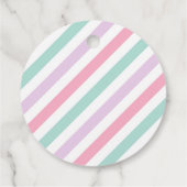 Ice Cream Two Sweet 2de verjaardag Gift Bedankjes Labels (Achterkant)