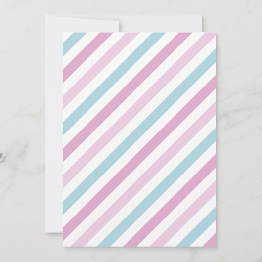 Ice Cream Uitnodiging Roze Vrachtwagen Verjaardag (Achterkant)