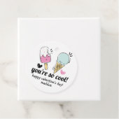 Ice Cream Valentijn Bedankjes Labels (In situ)