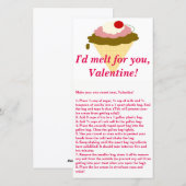 Ice Cream Valentijnsdag Kaart (Voorkant / Achterkant)