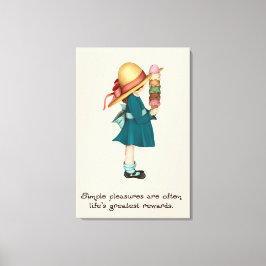 Ice Cream van Isabel Canvas Afdruk