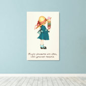 Ice Cream van Isabel Canvas Afdruk (Insitu (Houten vloer))