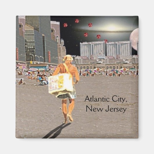 Ice Cream Vendor Magneet (Voorkant)