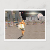 Ice Cream Vendor on Beach Briefkaart (Voorkant)