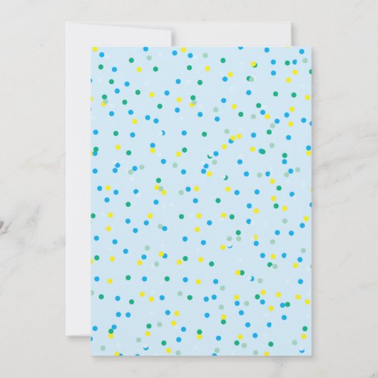 Ice Cream Verjaardag Uitnodiging Zomer (Achterkant)