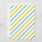 Ice Cream verjaardagsfeestje Ice Cream Truck Verja Kaart (Achterkant)