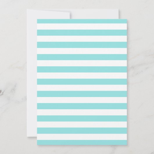 Ice Cream Verjaardagsfeestje Roze en Turquoise Kaart (Achterkant)