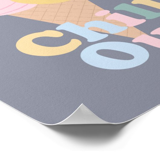 Ice Cream verwijderen Poster (Hoek)