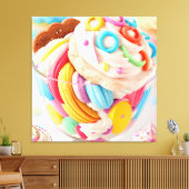 Ice Cream Vijf Canvas Afdruk (Insitu (Woonkamer))