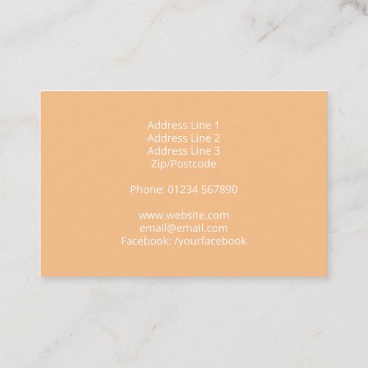 Ice Cream Visitekaartje (Achterkant)