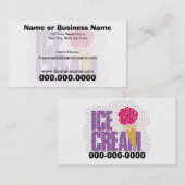 Ice Cream Visitekaartje (Voorkant / Achterkant)