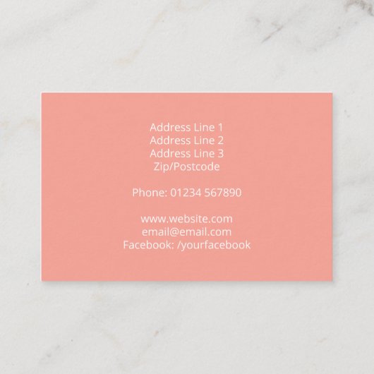 Ice Cream Visitekaartje (Achterkant)