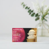 Ice Cream-Visitekaartjes Visitekaartje (Staand voorkant)