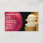 Ice Cream-Visitekaartjes Visitekaartje (Voorkant)