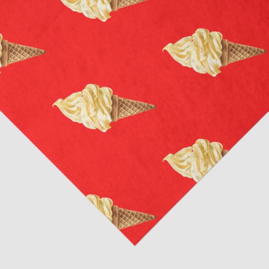 Ice-cream Vivid red Tissuepapier (Detail)