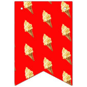 Ice-cream Vivid red Vlaggetjes (Tweede vlag)