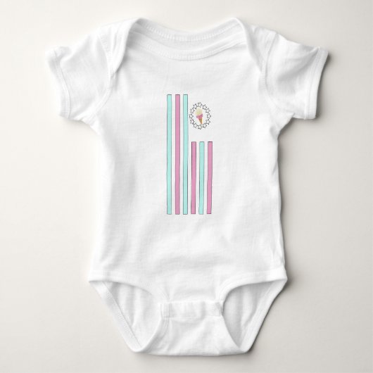 Ice Cream - Vlag Romper (Voorkant)