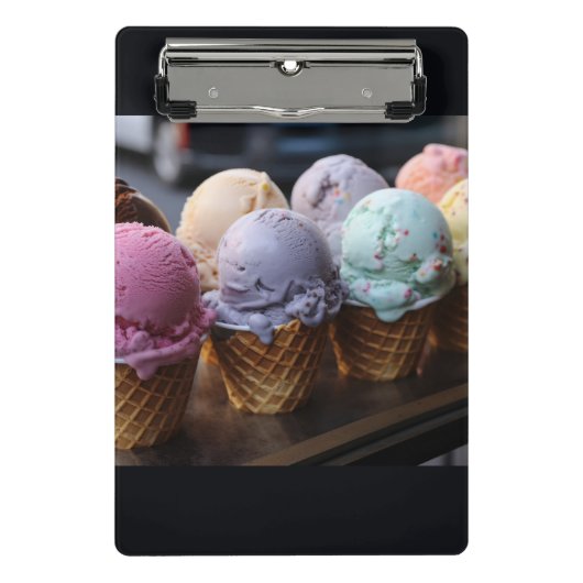 Ice Cream Vlucht Mini Klembord (Voorkant)