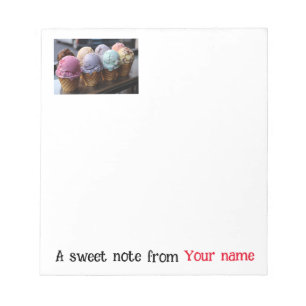 Ice Cream Vlucht Notitieblok