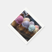 Ice Cream Vlucht Servet (Hoek)