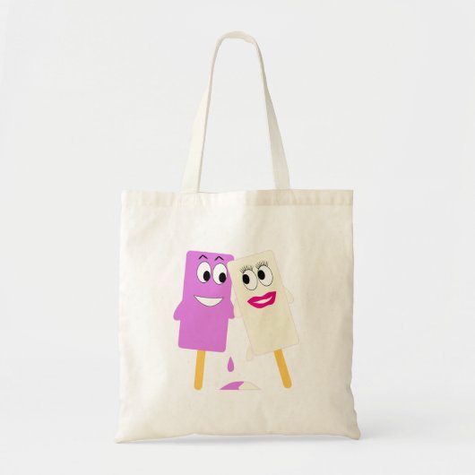 Ice Cream-vrienden Tote Bag (Voorkant)