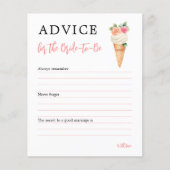 Ice Cream Vrijgezellenfeest advies voor de bruid-t (Voorkant)