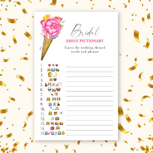 Ice cream - vrijgezellenfeest emoji pictionary spe