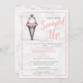 Ice Cream Vrijgezellenfeest Kaart (Voorkant / Achterkant)