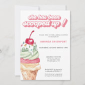 Ice Cream-Vrijgezellenfeest opgehoopt Kaart (Voorkant)