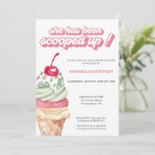 Ice Cream-Vrijgezellenfeest opgehoopt Kaart (Staand voorkant)