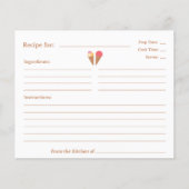 Ice Cream Vrijgezellenfeest Recipe Kaart (Voorkant)