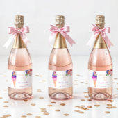 Ice Cream Vrijgezellenfeest Ze is opgegraven Dank  Sparkling Wijnetiket