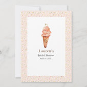 Ice Cream "Waar waren ze"-Vrijgezellenfeest Kaart (Achterkant)