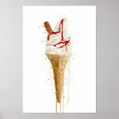 Ice Cream Wall Art Print ’99 Cone’ (Voorkant)