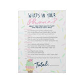 Ice Cream Wat zit er in je telefoon Vrijgezellenfe Notitieblok (Linkerzijde)