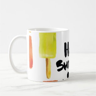 Ice Cream:  Waterverf Koffiemok