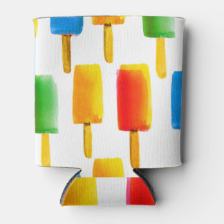Ice Cream Waterverf Sweet Pattern Blikjeskoeler