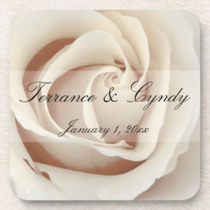 Ice Cream White Rose Drankjes Onderzetter